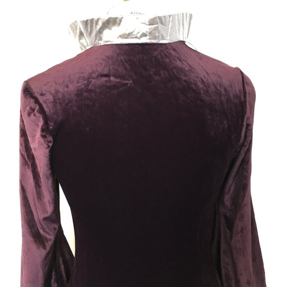 Renaissance Medieval Gothic Plum Velvet Maxi Dress Costume Cinema Secrets EUC - Picture 8 of 12